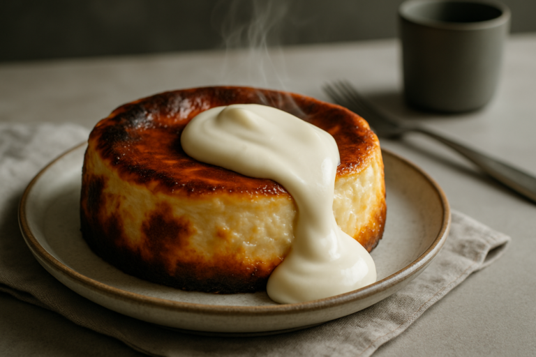 cheesecake con formaggio blu