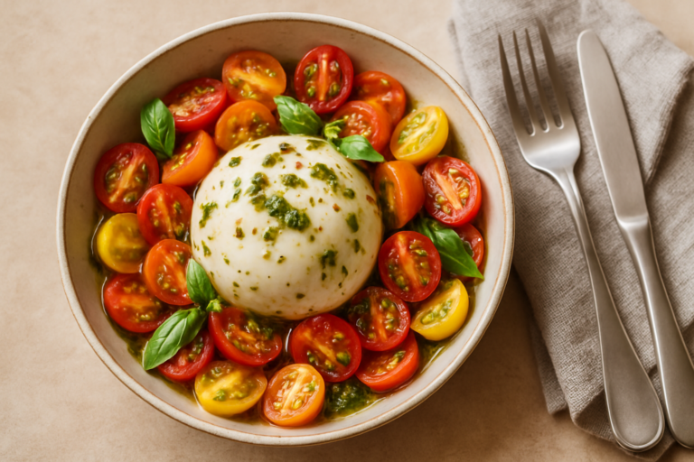mozzarella marinata