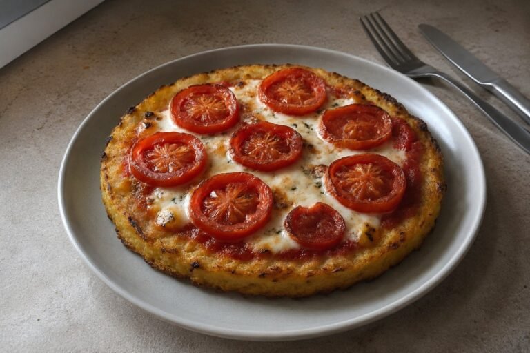 Pizza rustica con base di patate in friggitrice ad aria: gusto e praticità senza lievitazione