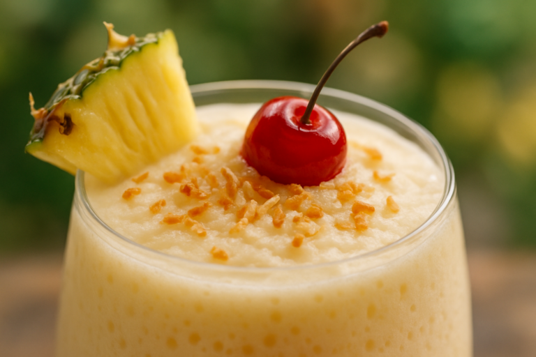 Piña Colada in bicchiere: il dessert estivo che ti fa dimenticare il caldo