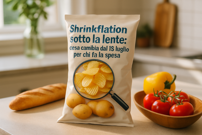 Shrinkflation sotto la lente: cosa cambia dal 15 luglio per chi fa la spesa