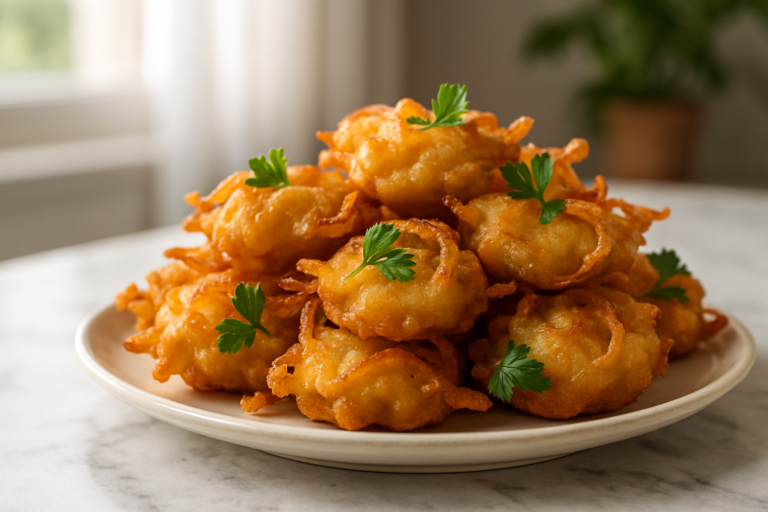 Frittelle di cipolle in pastella: il trucco facile per un antipasto da urlo