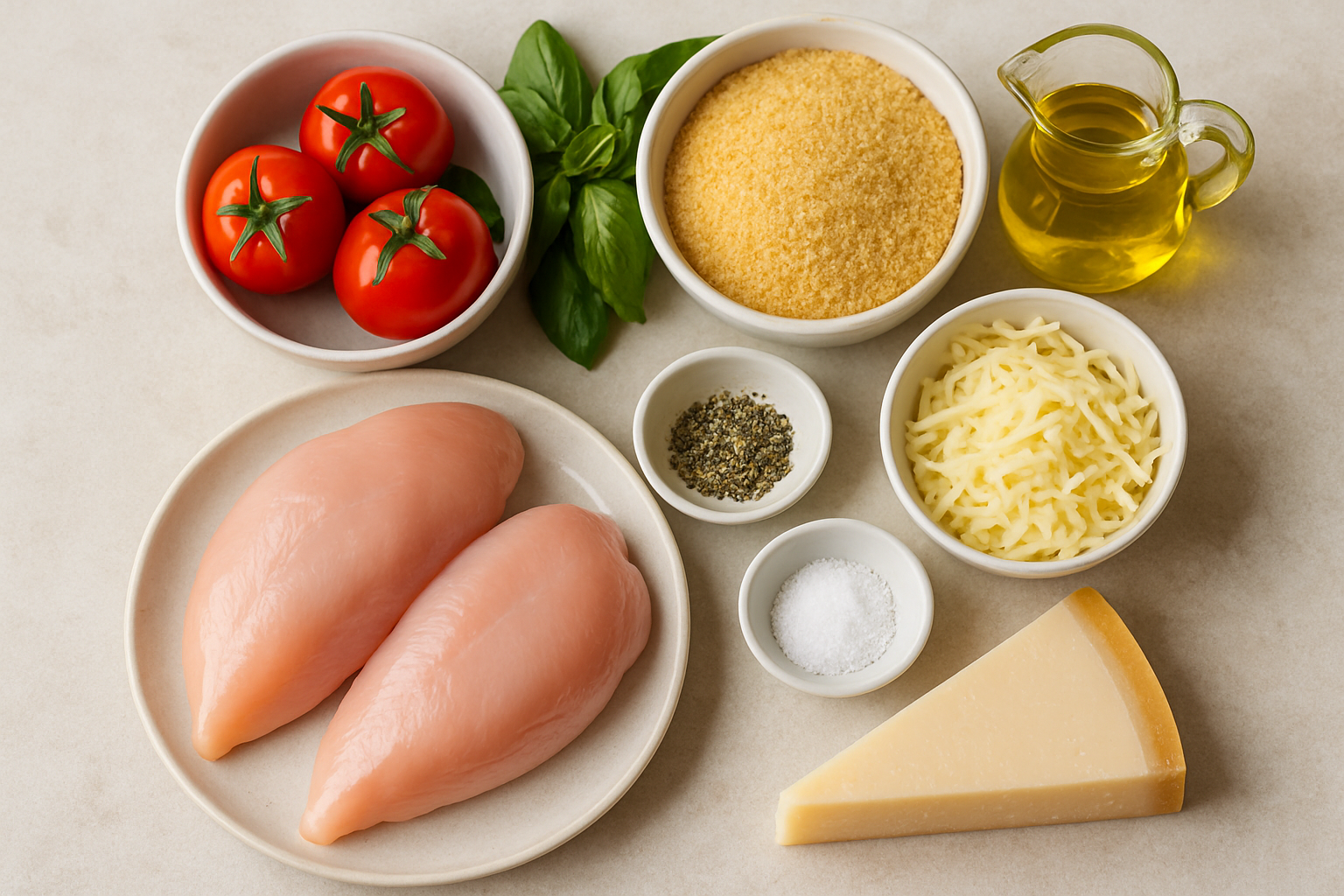 Petto di pollo a tasca ripieno alla parmigiana dorato e filante cotto in friggitrice ad aria con contorno di insalata fresca